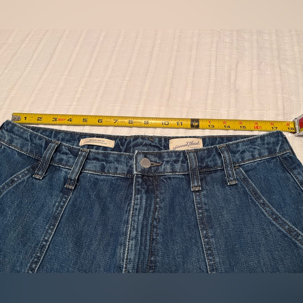 High Rise Wide-Leg Denim Jeans - Picture 6 of 6